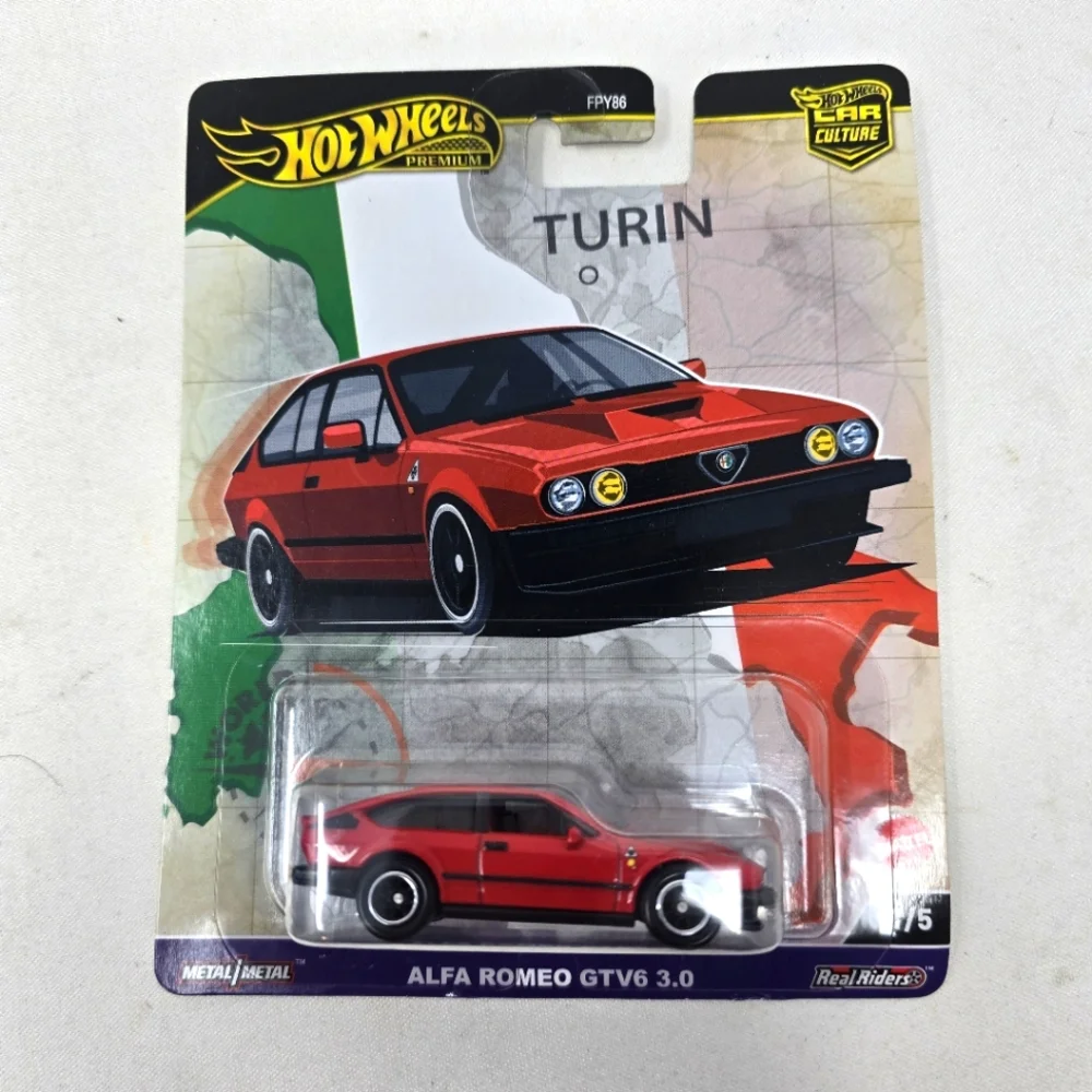 Brand New Hot Wheels Premium Alfa Romeo GTV-6 3.0 Turin Series Exotic Alfa Romeo